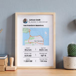 Marathon | Halbmarathon Custom Map Best Runner Poster<br><div class="desc">Sogg</div>