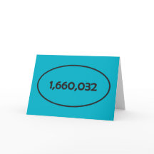 Marathon in Inches Grußkarte!