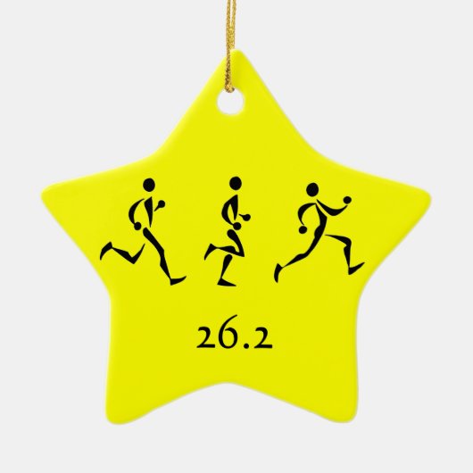 Marathon Inspiration Keramikornament (Vorne)