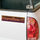 Marathon-Karo Autoaufkleber (Auf Lkw)