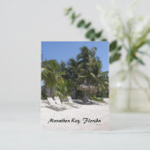 Marathon Key, Florida Postkarte (Stehend Vorderseite)