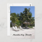 Marathon Key, Florida Postkarte (Vorne/Hinten)