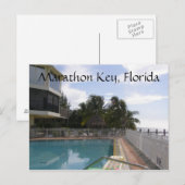 Marathon Key, Florida Postkarte (Vorne/Hinten)