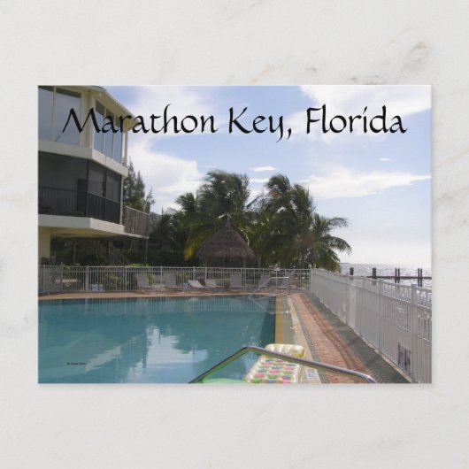 Marathon Key, Florida Postkarte (Vorderseite)