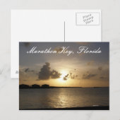 Marathon Key, Florida Postkarte (Vorne/Hinten)