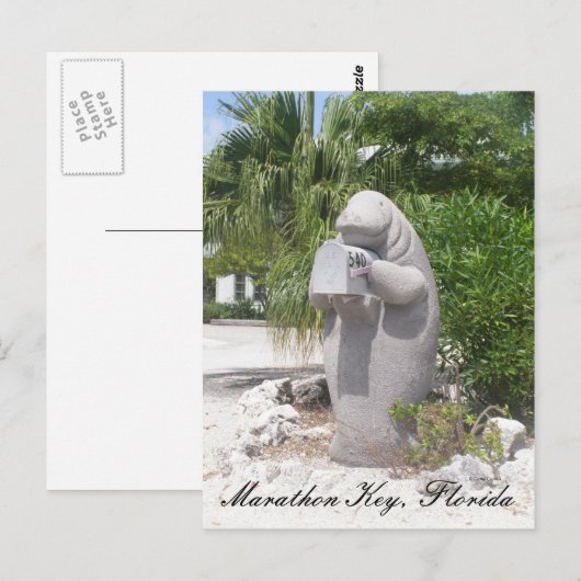 Marathon Key, Florida Postkarte (Vorne/Hinten)