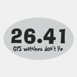 Marathon-laufender Aufkleber