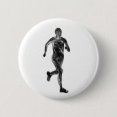 Marathon-Läufer Button (Vorderseite)