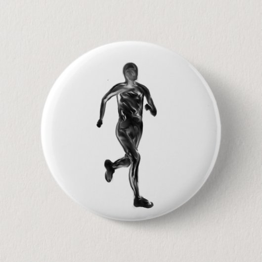 Marathon-Läufer Button (Vorderseite)
