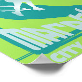 Marathon Läufer Club Wanddekoration Poster (Ecke)