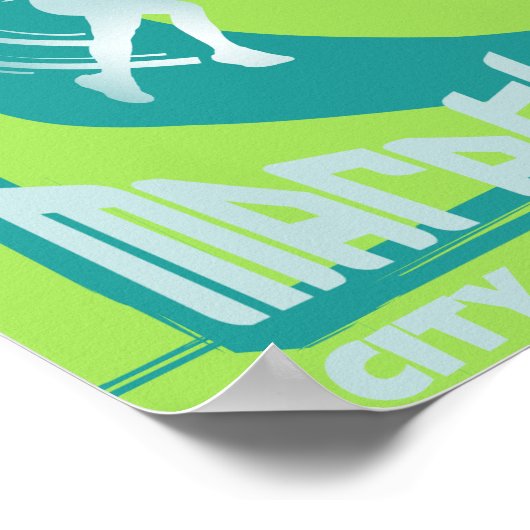 Marathon Läufer Club Wanddekoration Poster (Ecke)