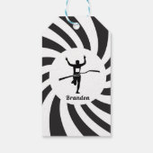 Marathon-Läufer Cross-Country-Laufname Geschenkanhänger (Rückseite)