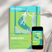 Marathon-Läufer-Event Feier Einladung