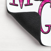 Marathon-Mädchen Mousepad (Ecke)