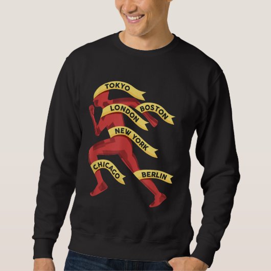 Marathon Majors Marathon Runner 26.2 Shirt (Vorderseite)