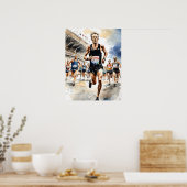Marathon Man Art Print Poster (Küche)