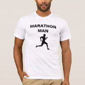 Marathon-Mannläufer-Rüttler-T - Shirt (Vorderseite)