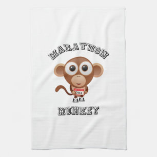 Marathon Monkey Geschirrtuch