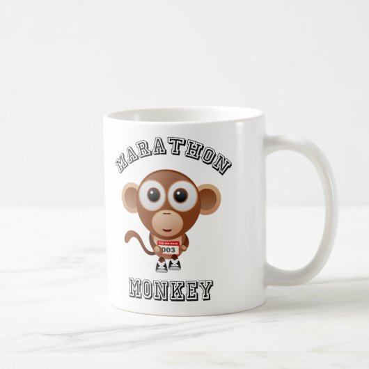 Marathon Monkey Kaffeetasse (Rechts)