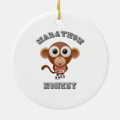 Marathon MOnkey Keramikornament (Hinten)