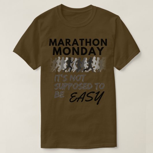 Marathon Montag 2 T-Shirt (Design vorne)