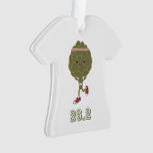 Marathon Niedlich Artichoke Runner Ornament (Vorderseite)