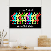 Marathon Poster (Küche)