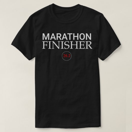 Marathon Race Finisher 262 Runners T-Shirt (Design vorne)