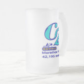 Marathon-Reihe Mattglas Bierglas (VorderseiteRechts)