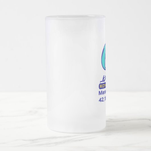 Marathon-Reihe Mattglas Bierglas (Mittel)