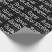 Marathon Runner Extraordinaire Geschenkpapier (Ecke)