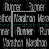 Marathon Runner Extraordinaire Stoff (Kachel)
