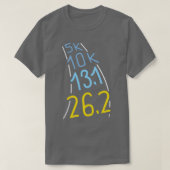 Marathon Runner Geschenk 5 k 10 k T-Shirt (Design vorne)