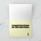 Marathon Runner Karte (Innenseite)