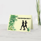 Marathon Runner Karte (Vorderseite)