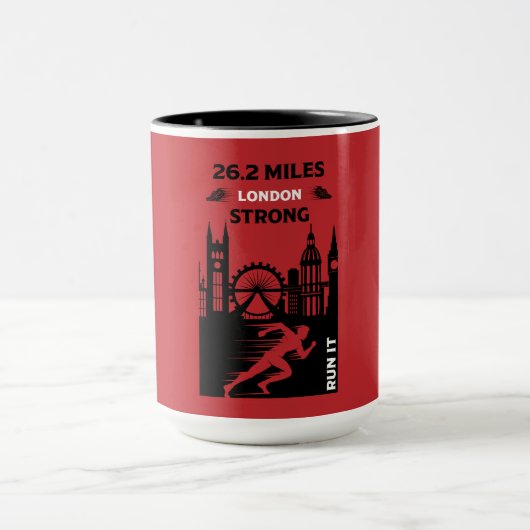 Marathon Runner London 26,2 Tasse (Zentrum)