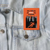 Marathon Runner New York 26,2 Button (Insitu)