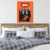 Marathon Runner New York 26,2 Leinwanddruck (Insitu (Schlafzimmer))