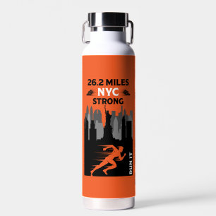 Marathon Runner New York 26,2 Trinkflasche