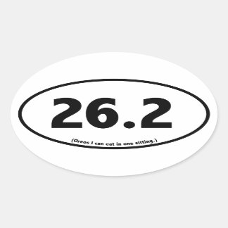 Marathon Runner Spaß Sarcastic Parody Sticker