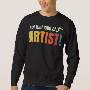 Marathon Runner Sprinter Vintager Joggen Track Sweatshirt
