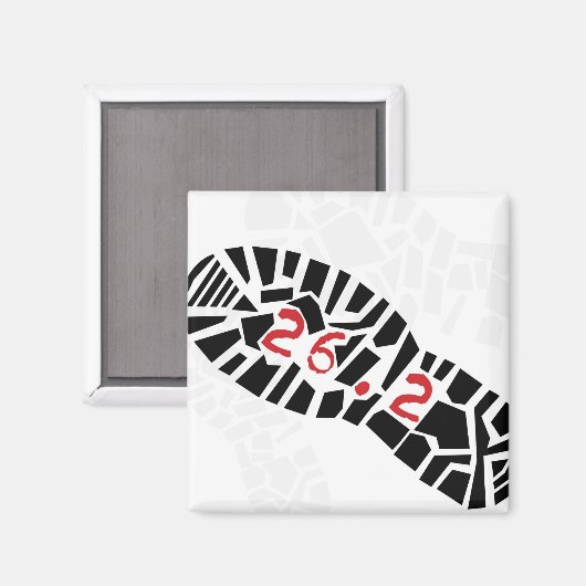 Marathon Runners 26,2 Magnete Magnet (Vorderseite/Rückseite)
