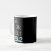 Marathon Runners 5K 10K 131 262 Marathoner Kaffeetasse (Vorderseite Links)
