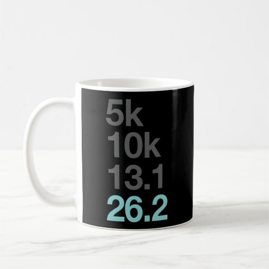 Marathon Runners 5K 10K 131 262 Marathoner Kaffeetasse (Links)