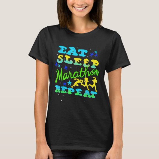 Marathon Runners Novelty Gift T-Shirt (Vorderseite)
