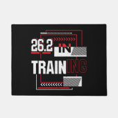 Marathon Running - 26.2 in Training Abstrakt Fußmatte (Vorderseite)