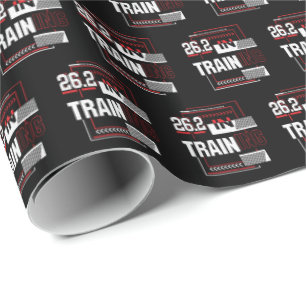 Marathon Running - 26.2 in Training Abstrakt Geschenkpapier
