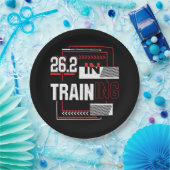 Marathon Running - 26.2 in Training Abstrakt Pappteller (Party)