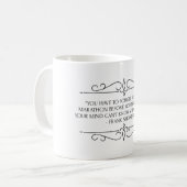 Marathon Running Funny Zitat Kaffeetasse (Vorderseite Links)