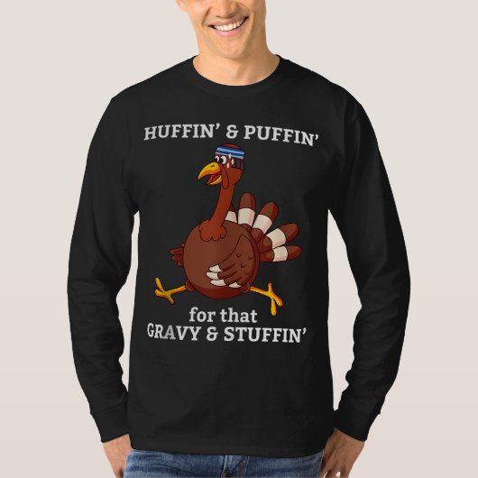 Marathon Running Turkey Trot Funny Group Team Gesc T-Shirt (Vorderseite)